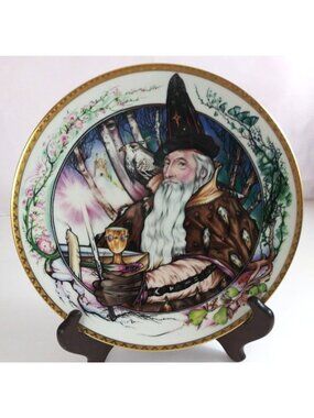 Hamilton Collection Legends Of Camelot Merlin The Magician 2nd Issue #1 Plate